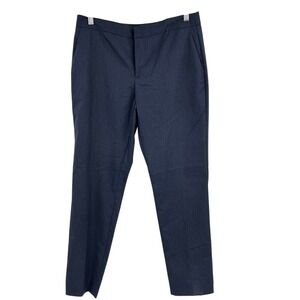 Zara Basic‎ Women's Size 6 Career Office Navy Trouser Pants Polyester Blend